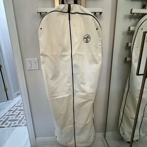 Hermes White Garment Bag